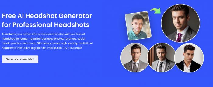 fotor AI headshot generator